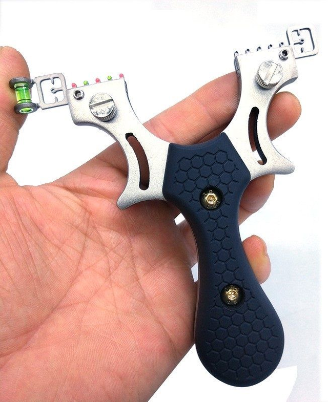 10J ... Lance Pierre Compétition Inox G10 Noir - (2 bandes) 