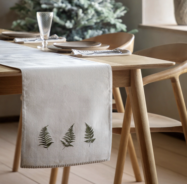 Woodland Check Table Runner