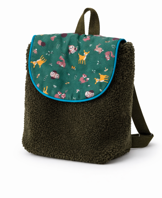 Sac à dos pour enfants bouclette modèle « jardin forestier »