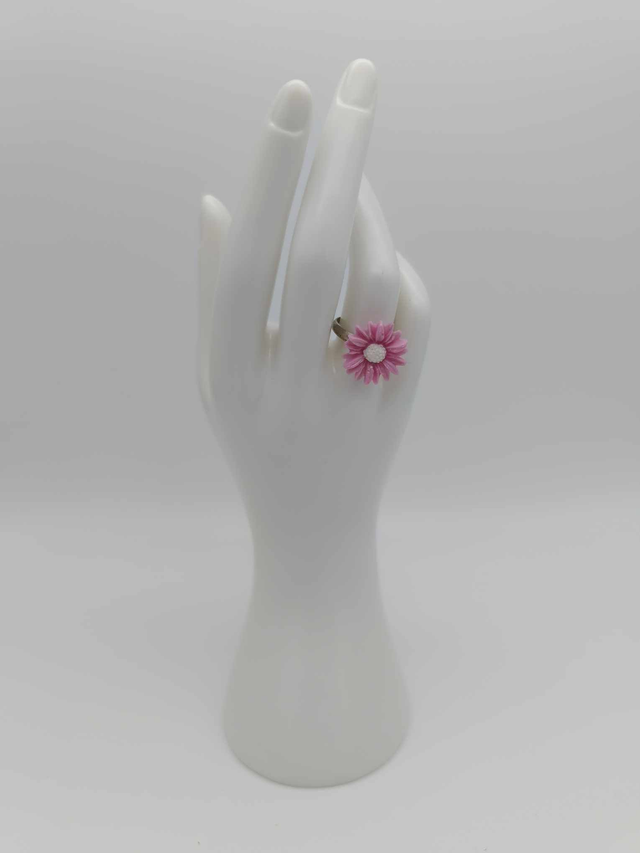 Bague en porcelaine froide Petite marguerite