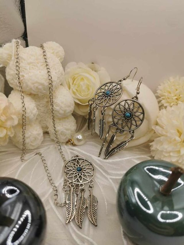 Parure Attrape-Rêves avec Turquoise 