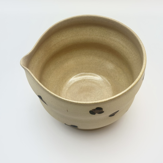 Bol à Matcha léopard | Bol en Céramique Fait Main | Idée Cadeau Amateur de Thé