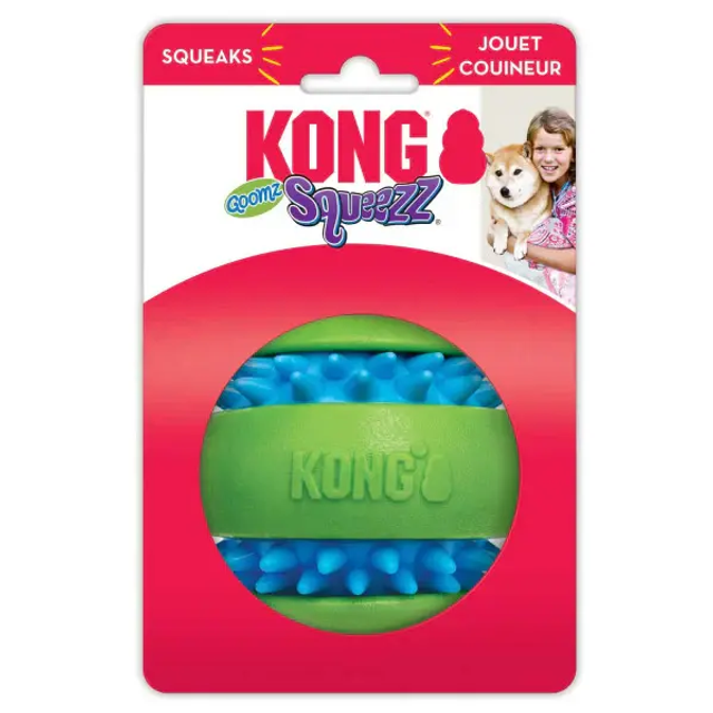 KONG Squeezz Goomz Ball TPR, cypiantis kamuoliukas