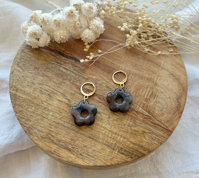 PETITE FLEUR - noir/marron