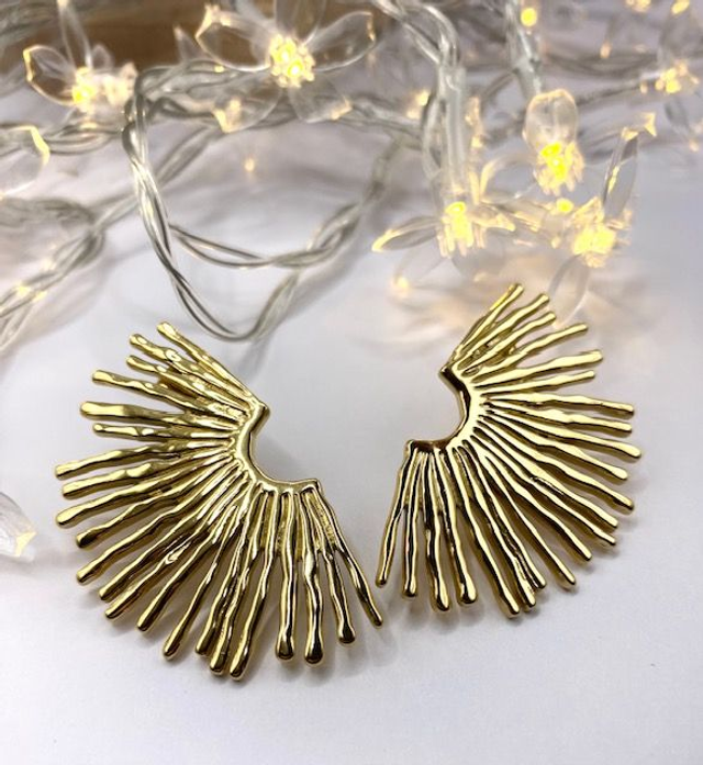 Boucles d'Oreilles Demi Soleil