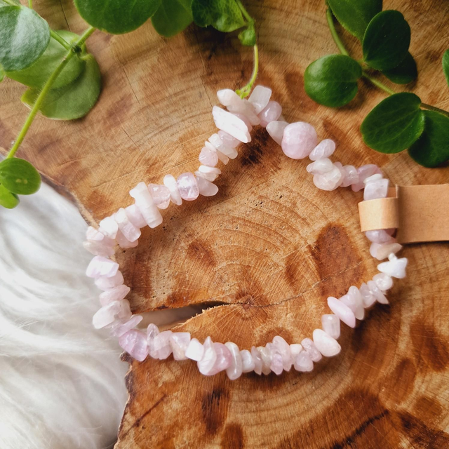 Kunzite Chip Bracelet 