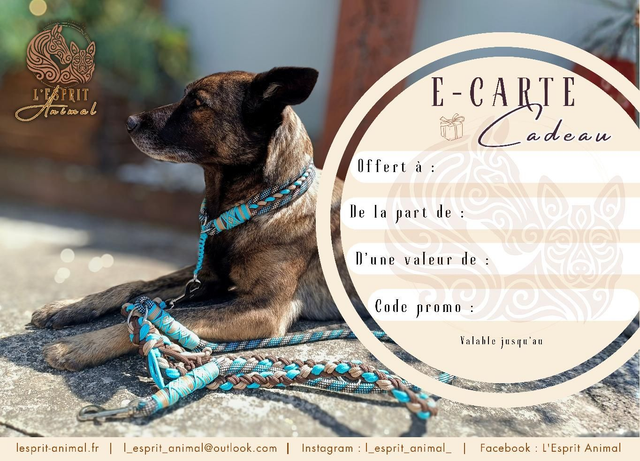 💌 E-Carte cadeau Chien