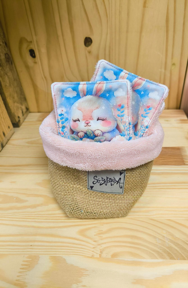 Panière et ses 10 lingettes 