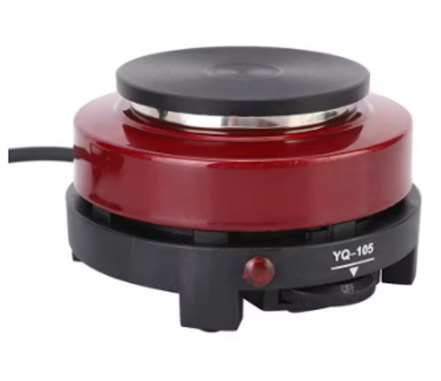 Mini Elektrische kookplaat 500 Watt - Rood