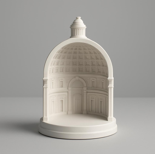JESMONITE PANTHEON TEALIGHT HOLDER