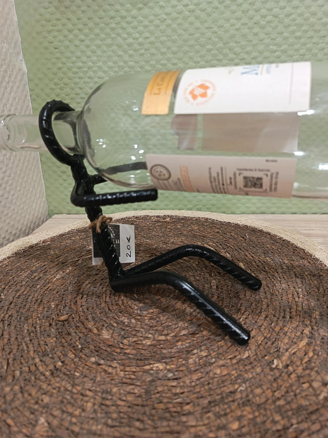 Porte bouteille fer forgé