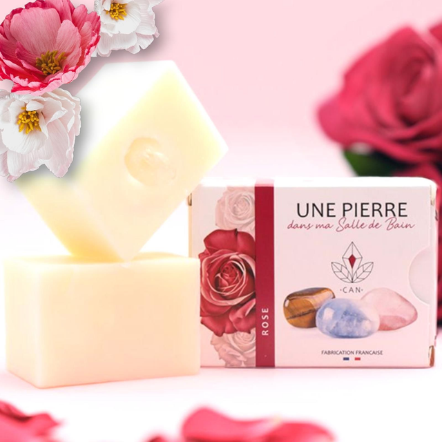 Savon naturel "Rose"