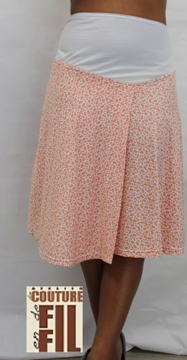 jupe portefeuille fluide