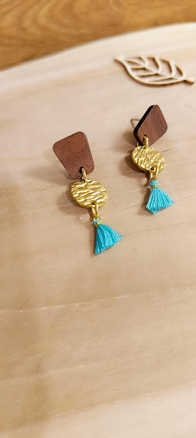 Boucles d'oreilles - Pompon