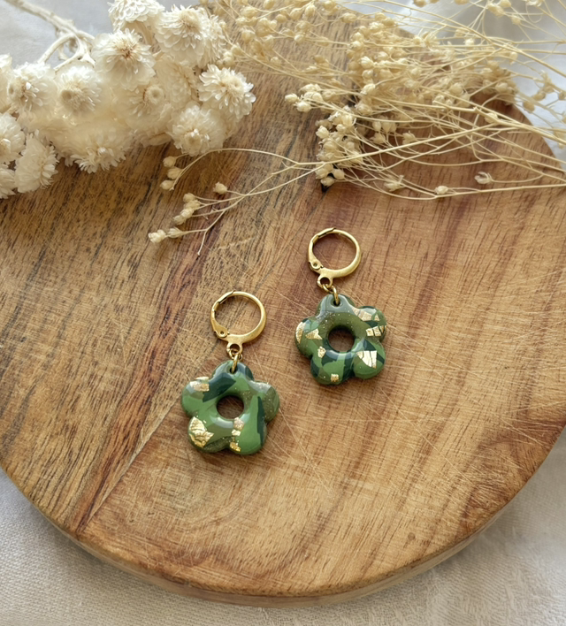 PETITE FLEUR - mélange kaki