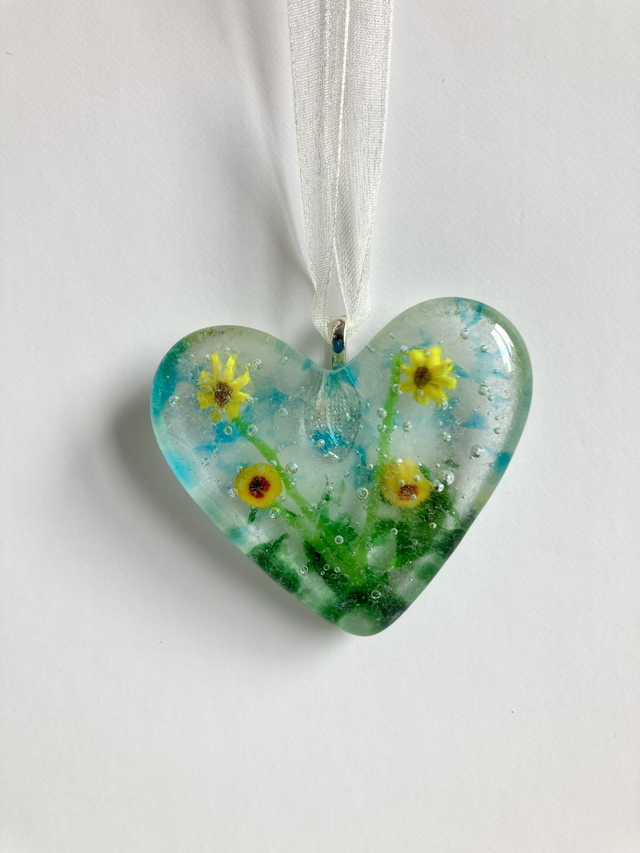 Flowers Heart - hanging