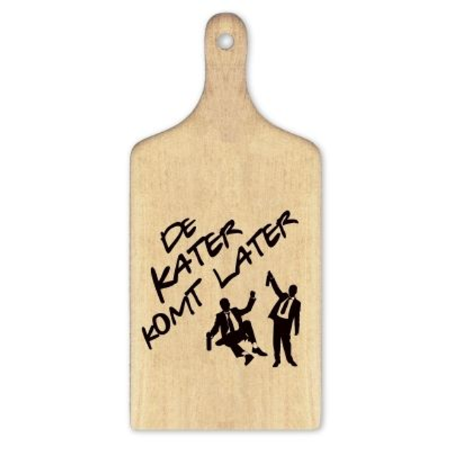 Borrelplank ''De kater komt later''