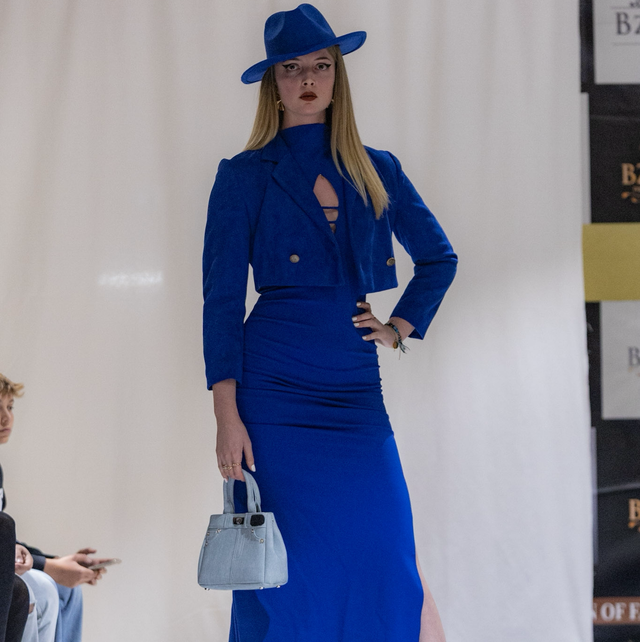 Robe longue de soirée fondue