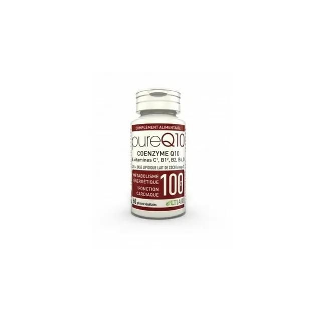 Pure Q10 200mg - 60 Gélules - LT Laboratoire