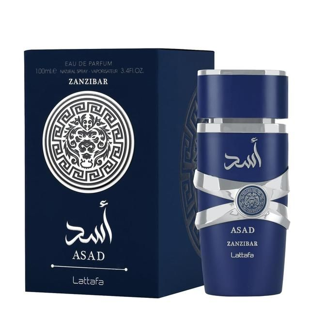 Lattafa Asad Zanzibar 3.4 Oz / 100 Ml Eau De Parfum Spray For Men