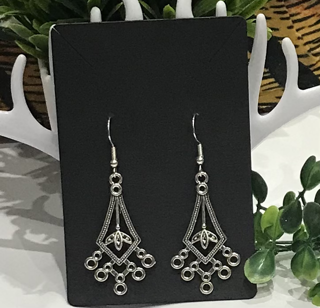 Silver Dangling Earrings- SDE61