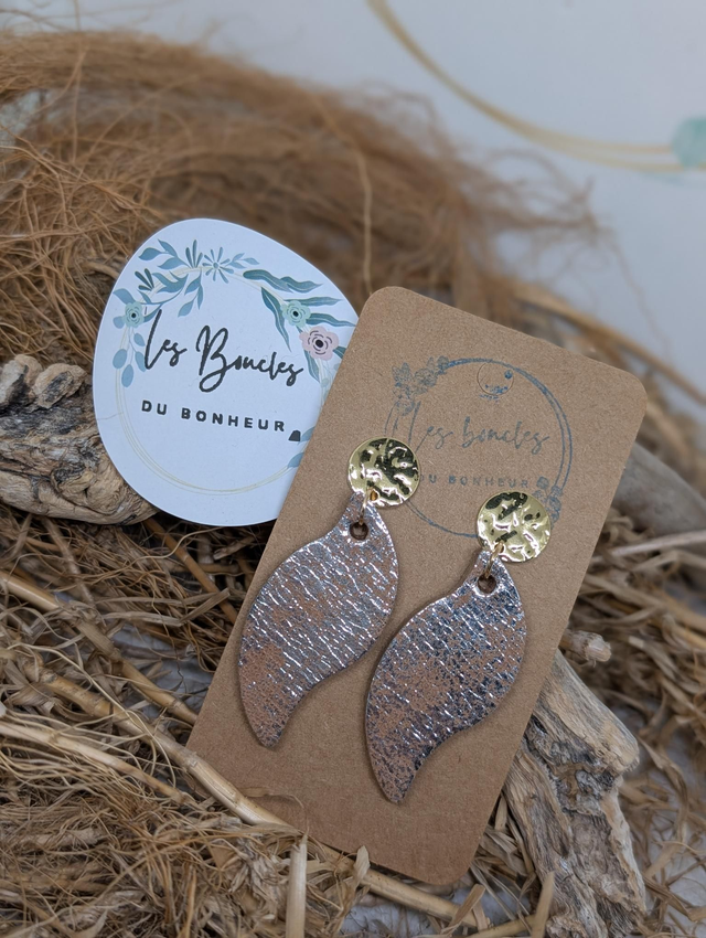 Boucles d&#039;oreilles Évasion ev040 argenté 