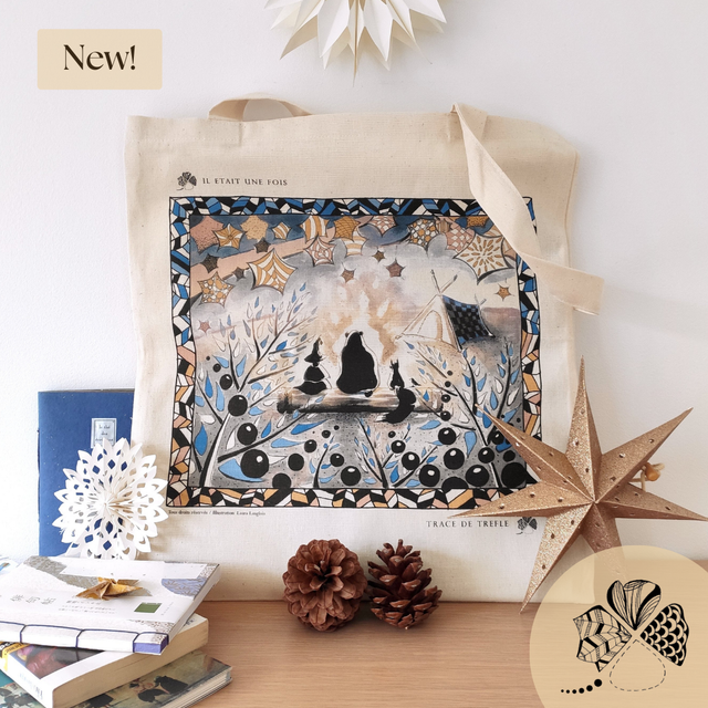 Tote Bag Veillée au coin du feu