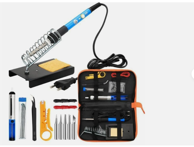 kit Station fer a souder 8en1 60W Etain Soudure Electronique température réglabl