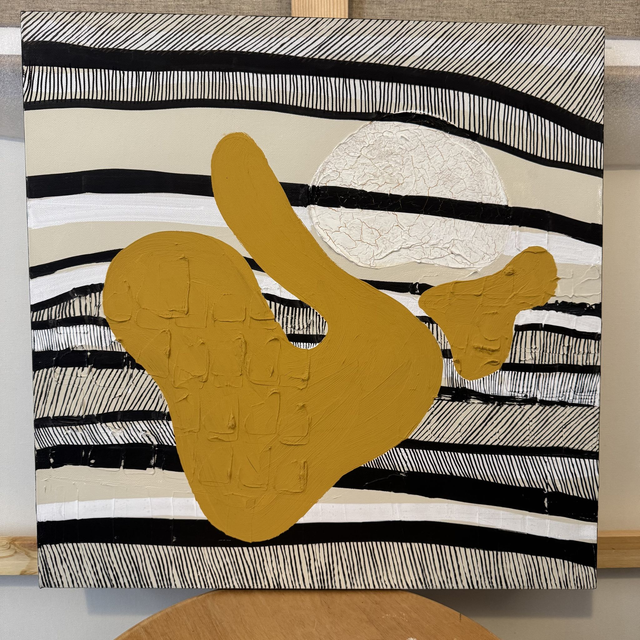 Peinture sur châssis entoilé 