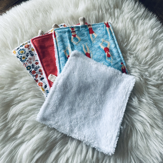 Coton lavable x4