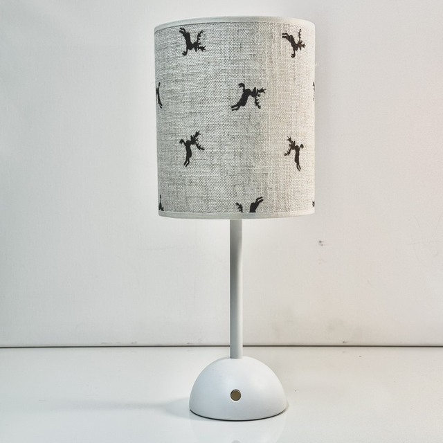 Alpenchic Tischlampe dunkelgrün Cabless Zylinder