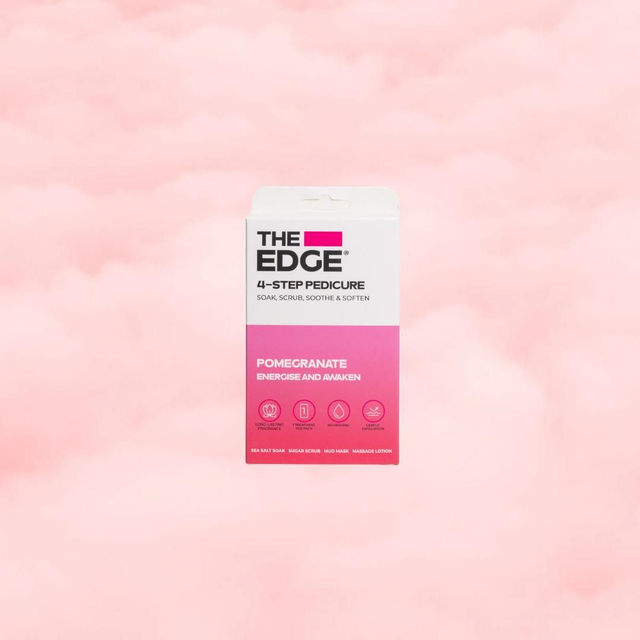 The Edge - 4 Step Pedicure - Pomegranate