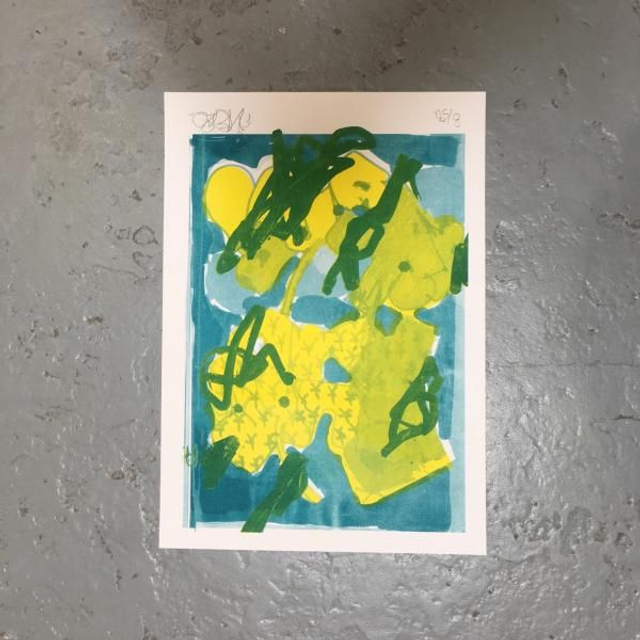 ILK - Risographie - A3 - 50ex - Signé