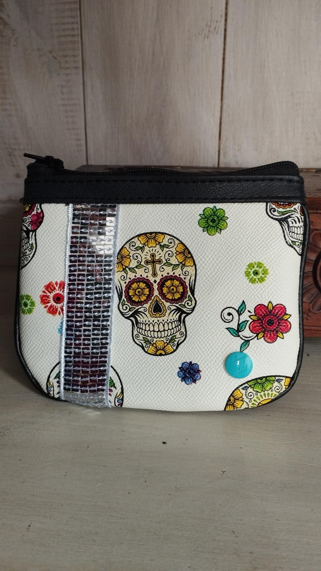 Pochette porte monnaie fait-main 