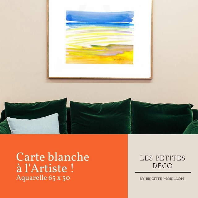 Carte Blanche à l'Artiste ! L'aquarelle 65X50