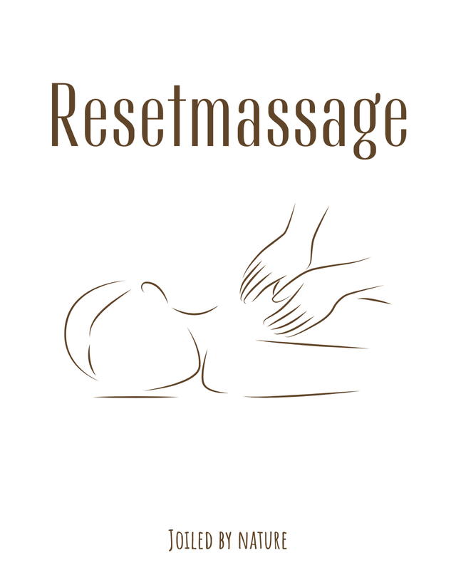 Resetmassage - 60 minuten