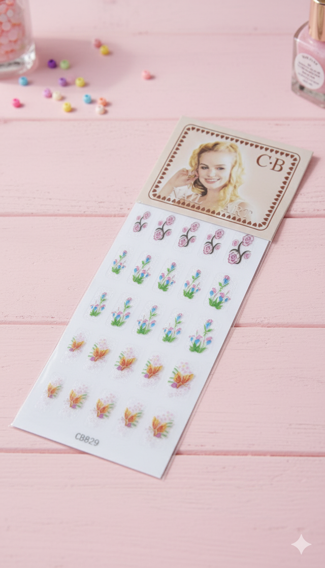 Décalcomanies ongles (C.B)