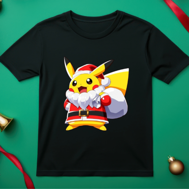 Pikachu Christmas T-shirt