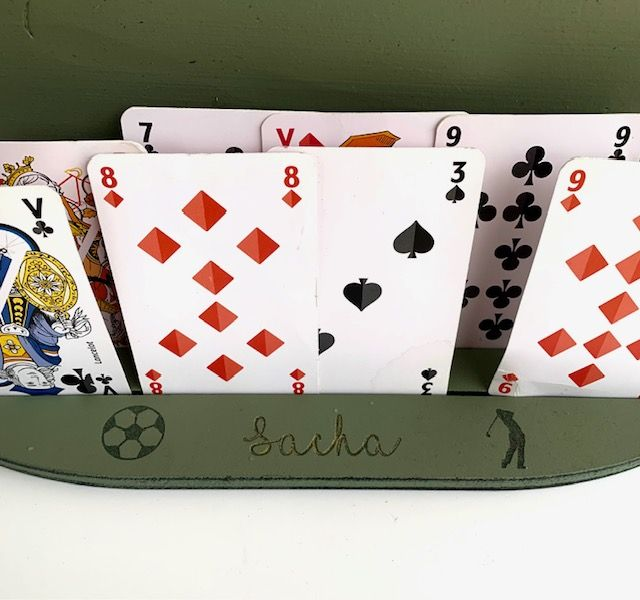 Support de cartes à jouer personnalisé