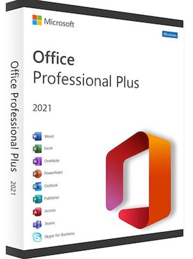 Office 2021 Professional Plus 32 Bit o 64 Bit, Licenza ESD
