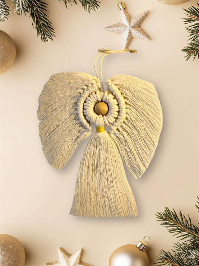 ANGE en macramé - douceur et élégance artisanale