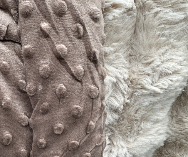 Couvertures polaire Bubble 200/240 Marron 