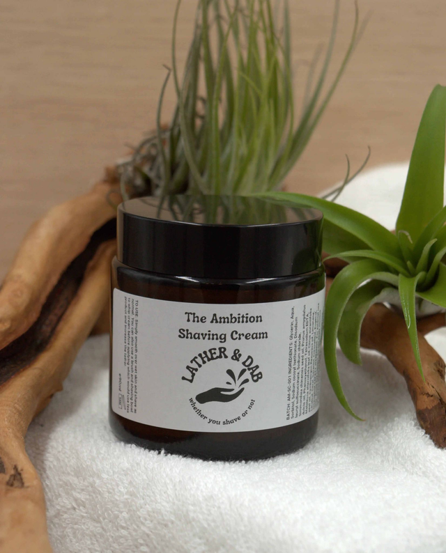 Shave Cream: The Ambition with Energizing Tea Tree, Lime, and Lemongrass Aroma