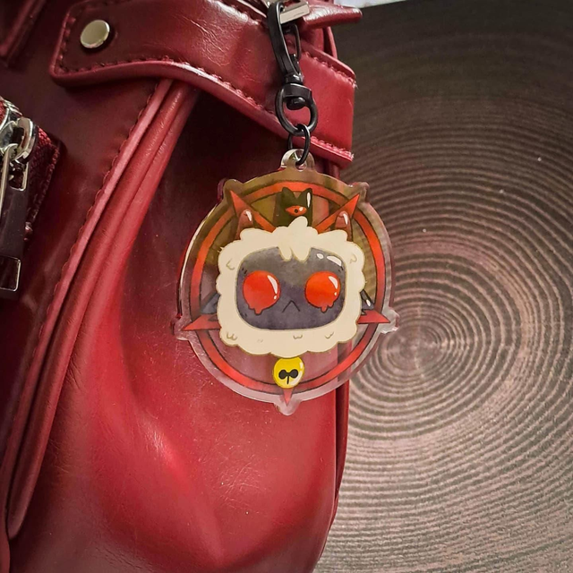 Sacrificial Lamb Acrylic Keychain