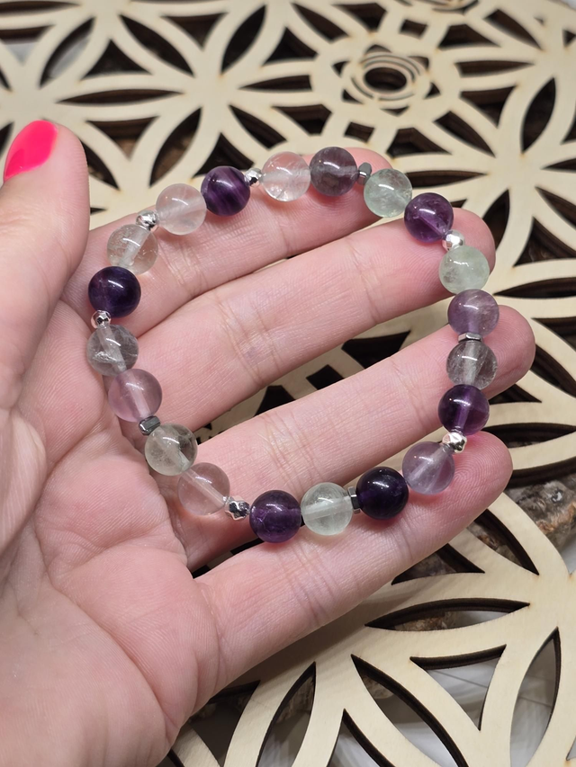 Bracelet Fluorite 0,8 cm