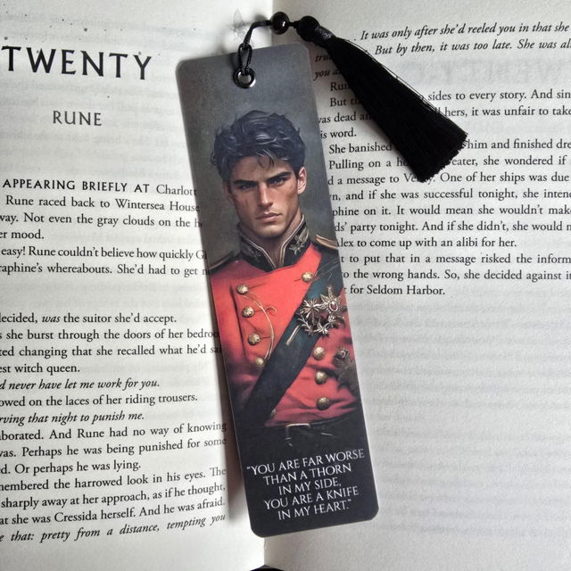 Crimson Moth - Rebel Witch - Bookmark - Kristen Ciccerelli