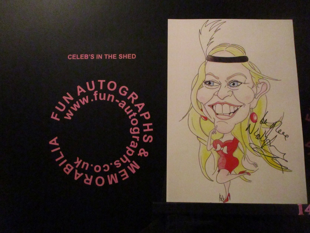 Nicole Faraday Limited Edition A4 Authentic Autographed Caricature (14)