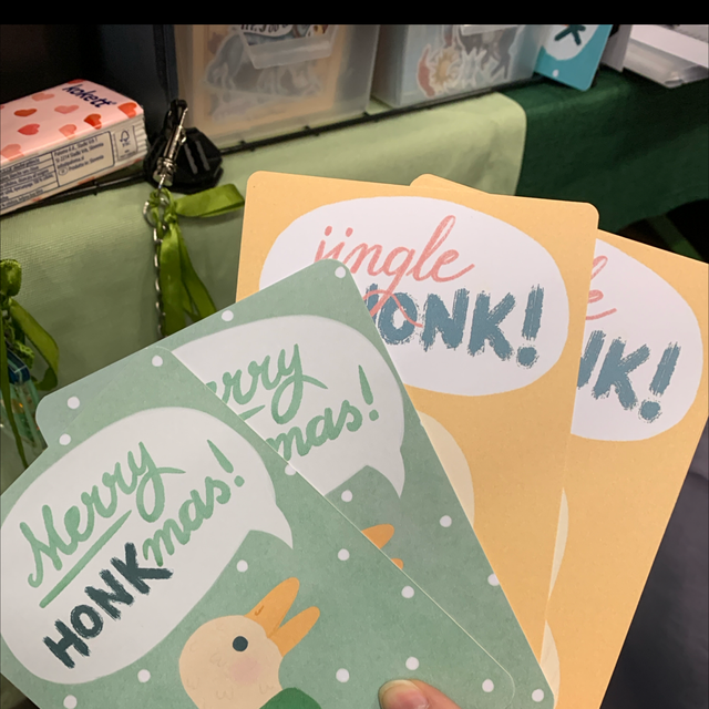 Christmas Geese Cards