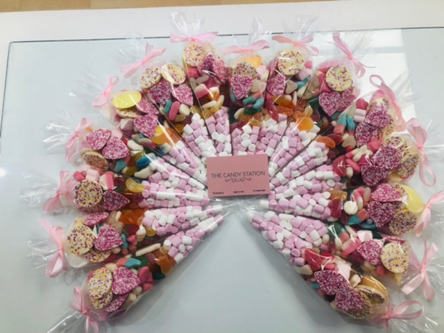  Sweet cones Marshmallow with chocolate 