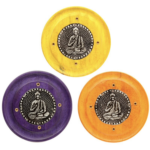Buddha Incense stick/cone holder Ash catcher 